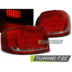 LED Hátsó lámpa piros fehér AUDI A3 08-12