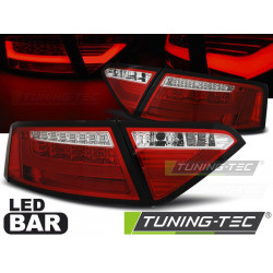 LED Hátsó lámpa piros fehér AUDI A5 07-06.11