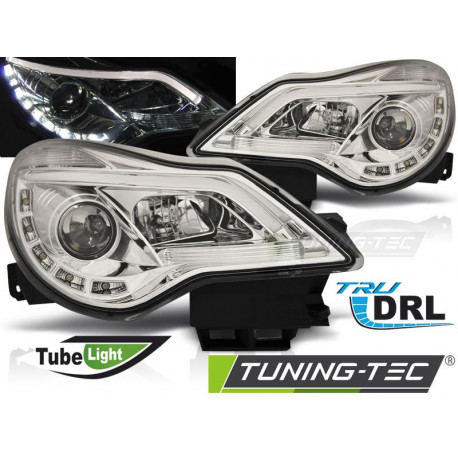 Világítás Fényszóró OPEL CORSA D 11-14 DRL króm | race-shop.hu
