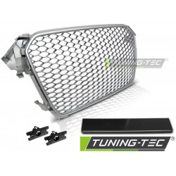 Sport hűtőrács EZÜST AUDI A4 (B8) 11.11-15