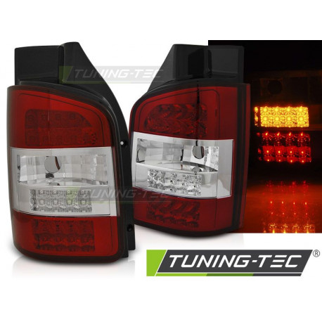 Világítás LED Hátsó lámpa piros fehér VW T5 04.03-09 TRASNPORTER | race-shop.hu