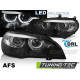 Világítás LED Fényszóró ANGEL EYES LED DRL fekete AFS BMW X5 E70 07-13 (XENON OEM) | race-shop.hu