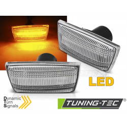 Oldalsó irányjelző OPEL ASTRA H/ CORSA D/ INSIGNIA/ ZAFIRA Fehér LED SEQ