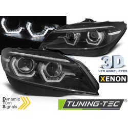 XENON Fényszóró LED DRL fekete AFS SEQ BMW Z4 E89 09-13