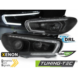 XEONON Fényszóró TUBE SEQ LED fekete VW SCIROCCO 08-04.14