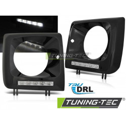 Fényszóró LED DRL fekete MERCEDES W461,W463 01-12