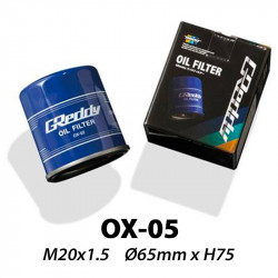GREDDY olajszűrő OX-05, M20x1.5, D-65 H-75