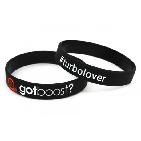 Rubber wrist band Got Boost? szilikon karszalag (Fekete) | race-shop.hu