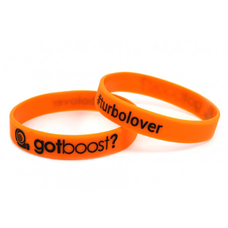 Rubber wrist band Got Boost? szilikon karszalag (Narancssárga) | race-shop.hu