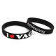 Rubber wrist band I Love VAG szilikon karszalag (Fekete) | race-shop.hu