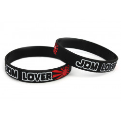 JDM Lover szilikon karszalag (Fekete)