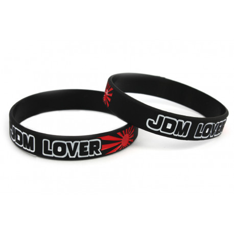 Rubber wrist band JDM Lover silicone wristband (Black) | race-shop.hu
