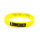 Rubber wrist band LOWERED szilikon karszalag (Sárga) | race-shop.hu