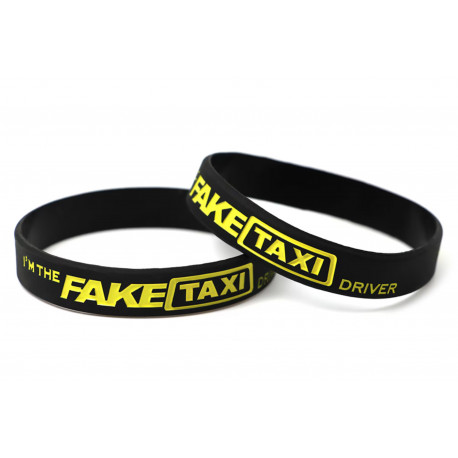 Rubber wrist band Fake Taxi karszalag (Fekete) | race-shop.hu