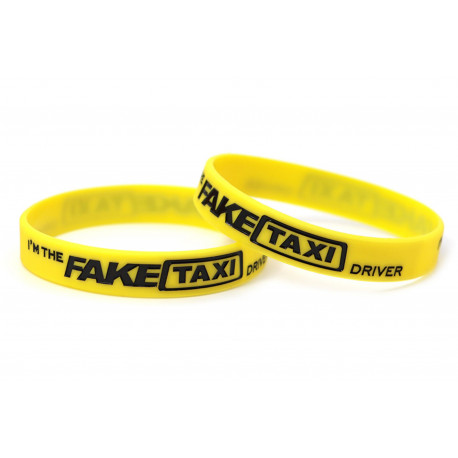 Rubber wrist band Fake Taxi karszalag (Sárga) | race-shop.hu