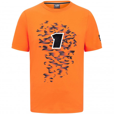 Pólók T-Shirt RedBull Racing Verstappen number 1, orange | race-shop.hu