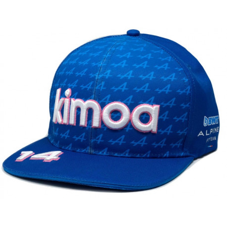 Téli Sapkák és Baseball sapkák Alpine F1 2022 Kimoa Team Fernando Alonso Kék lapos karimájú sapka | race-shop.hu