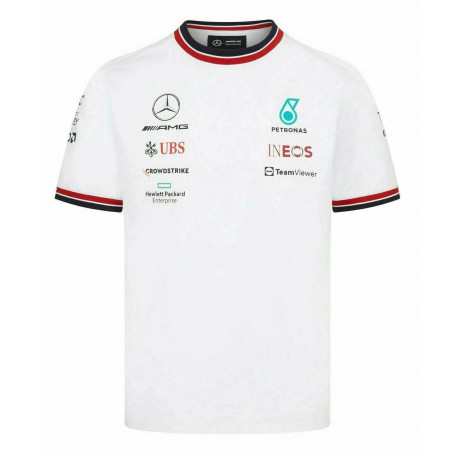 Pólók T-Shirt Mercedes Benz AMG Petronas F1, fehér | race-shop.hu