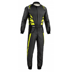 FIA race suit Sparco INFINITY 5.0 TG grey/yellow