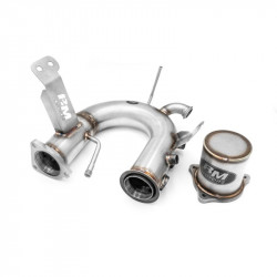 RM MOTORS downpipe AUDI A6 C7 2.0 TDI-hez