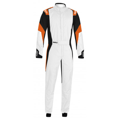 Overálok FIA verseny overál SPARCO COMPETITION (R567), fehér/fekete/narancssárga | race-shop.hu