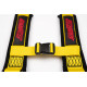 Biztonsági övek 4 pontos sport biztonsági öv RACES Tuning 2" (50mm), sárga | race-shop.hu