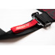Biztonsági övek 4 pontos sport biztonsági öv RACES Tuning 2" (50mm), fekete | race-shop.hu