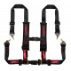 Biztonsági övek 4 pontos sport biztonsági öv RACES Tuning 2" (50mm), fekete | race-shop.hu