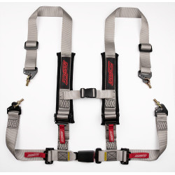 4 pontos sport biztonsági öv RACES Tuning 2" (50mm), szürke