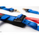 Biztonsági övek 4 pontos sport biztonsági öv RACES Tuning 2" (50mm), kék | race-shop.hu