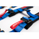 Biztonsági övek 4 pontos sport biztonsági öv RACES Tuning 2" (50mm), kék | race-shop.hu