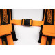 Biztonsági övek 5 pontos sport biztonsági öv RACES Motorsport 3" (76mm), narancssárga | race-shop.hu