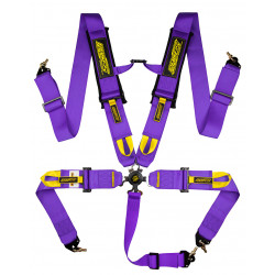 5 pontos sport biztonsági öv RACES Motorsport 3" (76mm), lila