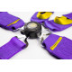 Biztonsági övek 5 pontos sport biztonsági öv RACES Motorsport 3" (76mm), lila | race-shop.hu