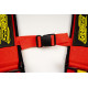 Biztonsági övek 5 pontos sport biztonsági öv RACES Motorsport 3" (76mm), piros | race-shop.hu