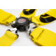 Biztonsági övek 5 pontos sport biztonsági öv RACES Motorsport 3" (76mm), sárga | race-shop.hu