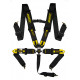 Biztonsági övek 5 pontos sport biztonsági öv RACES Motorsport 3" (76mm), fekete | race-shop.hu