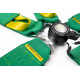 Biztonsági övek 5 pontos sport biztonsági öv RACES Motorsport 3" (76mm), zöld | race-shop.hu