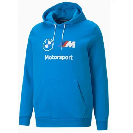 Pulóverek és kabatok Puma BMW Motorsport MMS Essentials kapucnis pulóver, kék | race-shop.hu