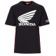 Pólók HRC Honda Wing Póló, fekete | race-shop.hu