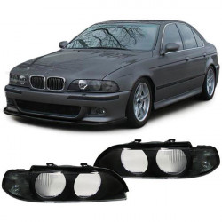 Szórt lencsés fényszóró lencsék irányjelzővel fekete BMW 5 series E39 95-00