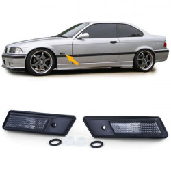 RACES oldalsó irányjelzők BMW 3 Series E36 90-96 + 5 Series E34 88-95-höz, fekete-füstös