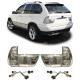 Világítás átlátszó hátsó lámpák ezüst króm BMW X5 E53 99-03 | race-shop.hu