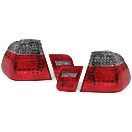 Világítás LED hátsó lámpák piros, Fekete facelift kinézet BMW 3 series E46 sedan 98-01 | race-shop.hu