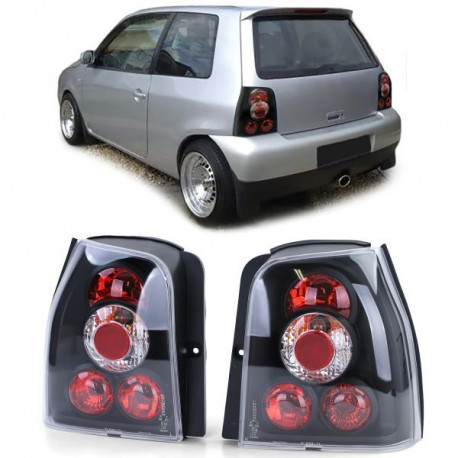RACES visuals átlátszó hátsó lámpák Fekete VW Lupo + Seat Arosa | race-shop.hu