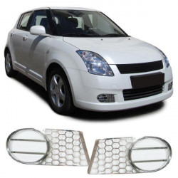 ködlámpa burkolatok króm Suzuki Swift MZ EZ 05-08