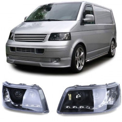 RACES LED nappali menetfény VW Transporter Bus T5 03-09-hez, fekete