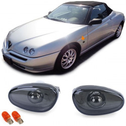 átlátszó üveg oldalsó ívek Fekete füstszínű ALFA Romeo 145 146 155 GTV Spider
