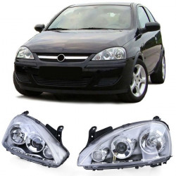 RACES első lámpák (Projector) ellipsoid Opel Corsa C 00-06-hoz