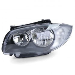 Fényszóró H7 Fekete bal BMW 1ER E81 E82 E87 E88 07-től